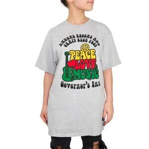 Port & Company Reggae & Craft Beer Festival Peace Love Music Concert Tee Medium
